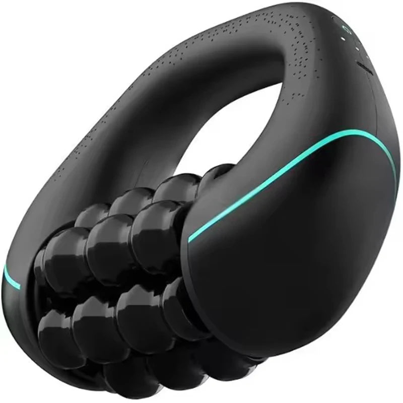 Mini Rolling Percussive Massager Whole Body Fatigue Relief Deep Tissue and Muscle Recovery Rechargeable Powerful 3-Speed Spin