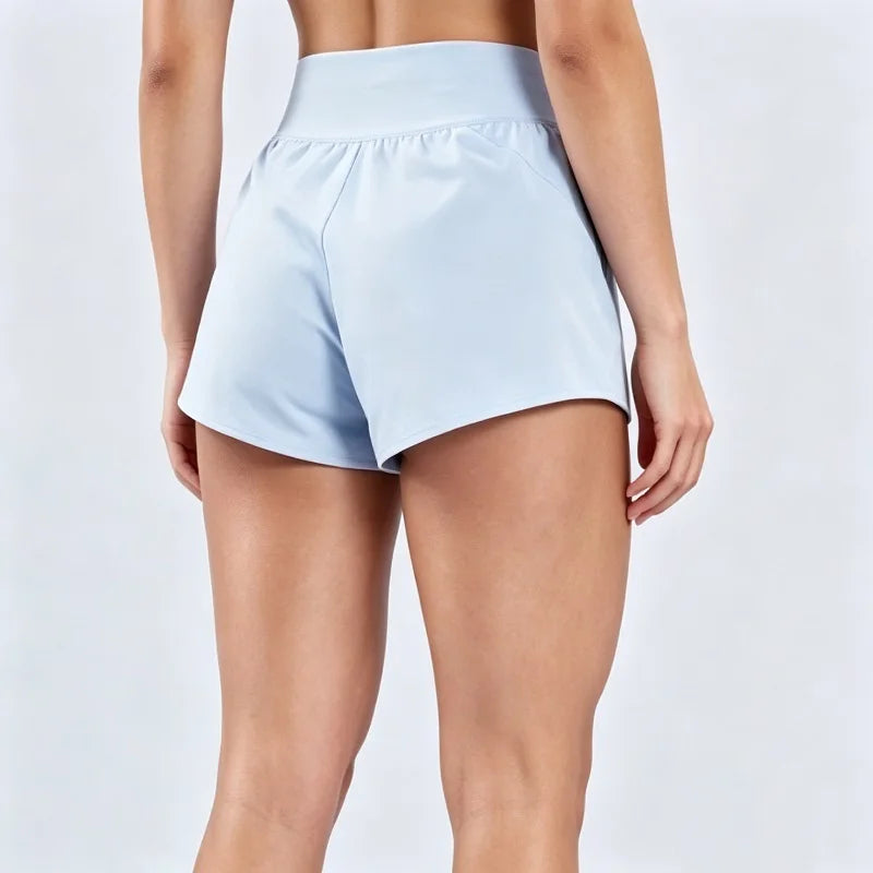 Origin Training Shorts Elastic Wide Waistband Quick Dry Sweat Wicking Loose Fit Shorts Outdoor Workout Gym Athletic Outfit