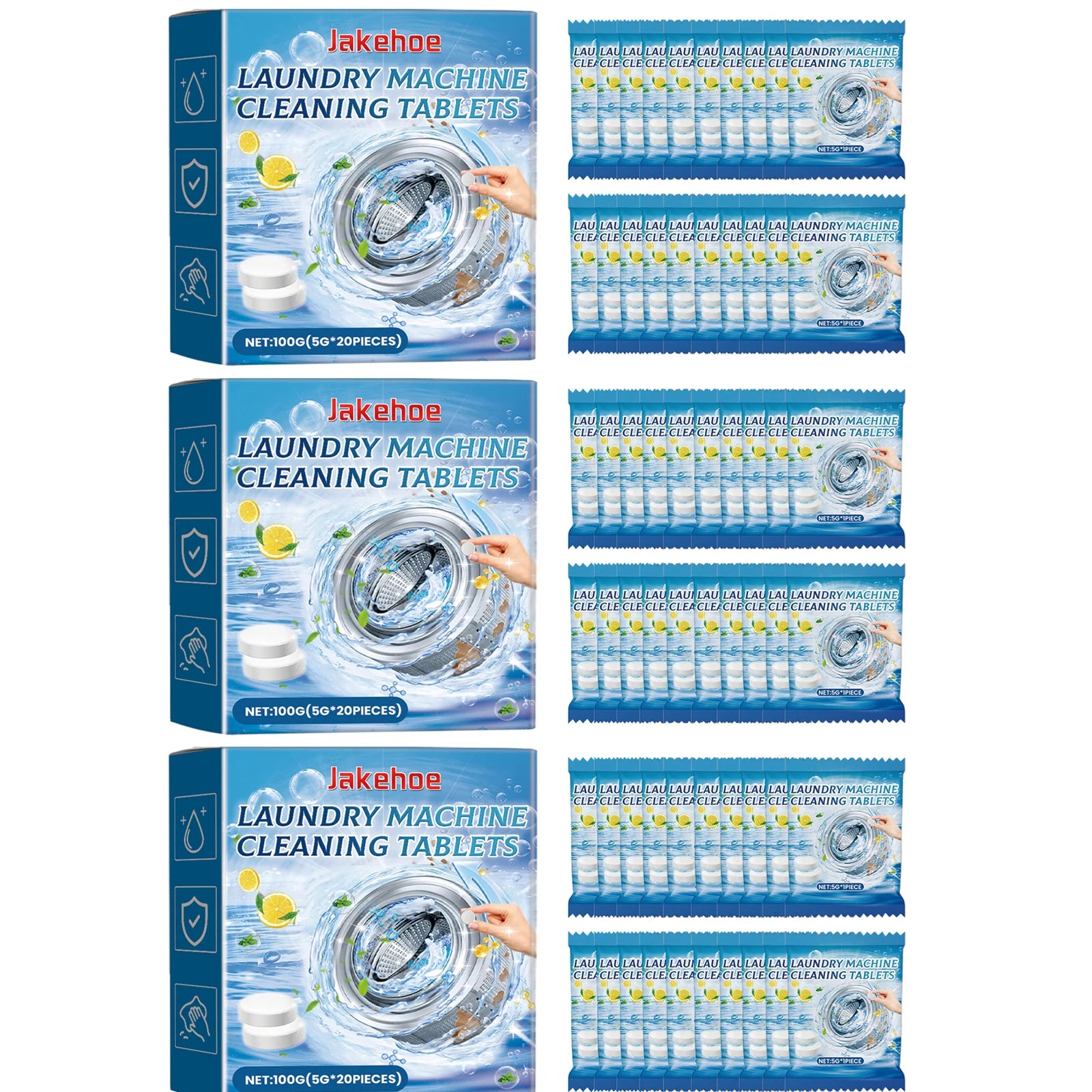 Washing Machine Cleaning Tablets Drum Laundry Sink Remove Dirt Eliminate Odors Reduce Bacterial Growth Washing Machine Cleaner