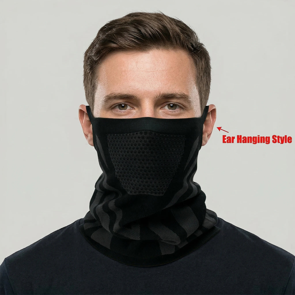 1pc/2pcs/3pcs Unisex Winter Breathable Warm Ski Mask Bike Motorcycle Half Face Mask Scarf Outdoor Hiking Fishing Cycling Mask