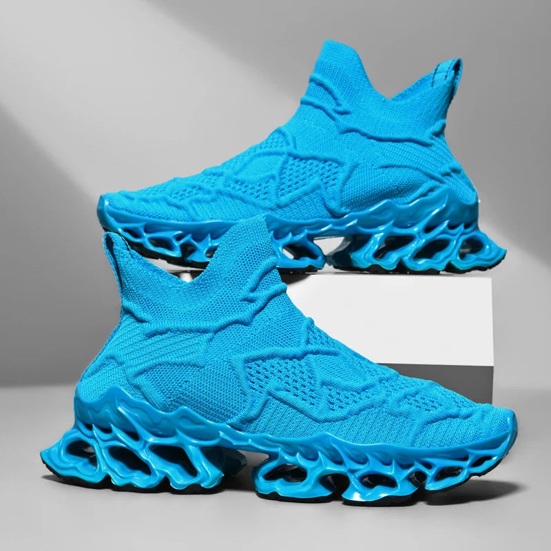 Men's Casual Sneakers Breathable Luxury Trainer Race Shoes Fashion Loafers Running Shoes for Male Comfortable Tenis