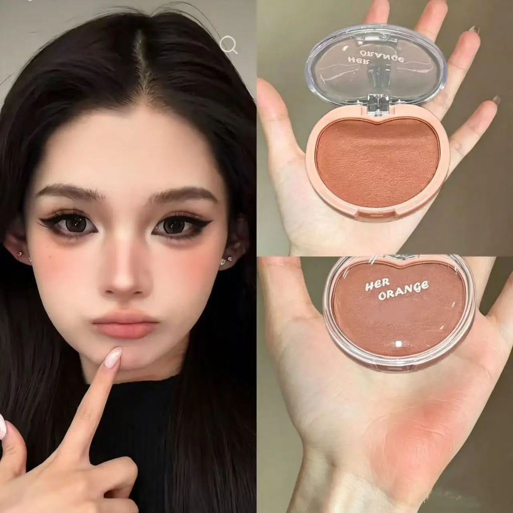 Herorange Sweet Cream Blush Balm Multi-Use Cheek Lip Eye Blush Long Wear Blendable for Beginners