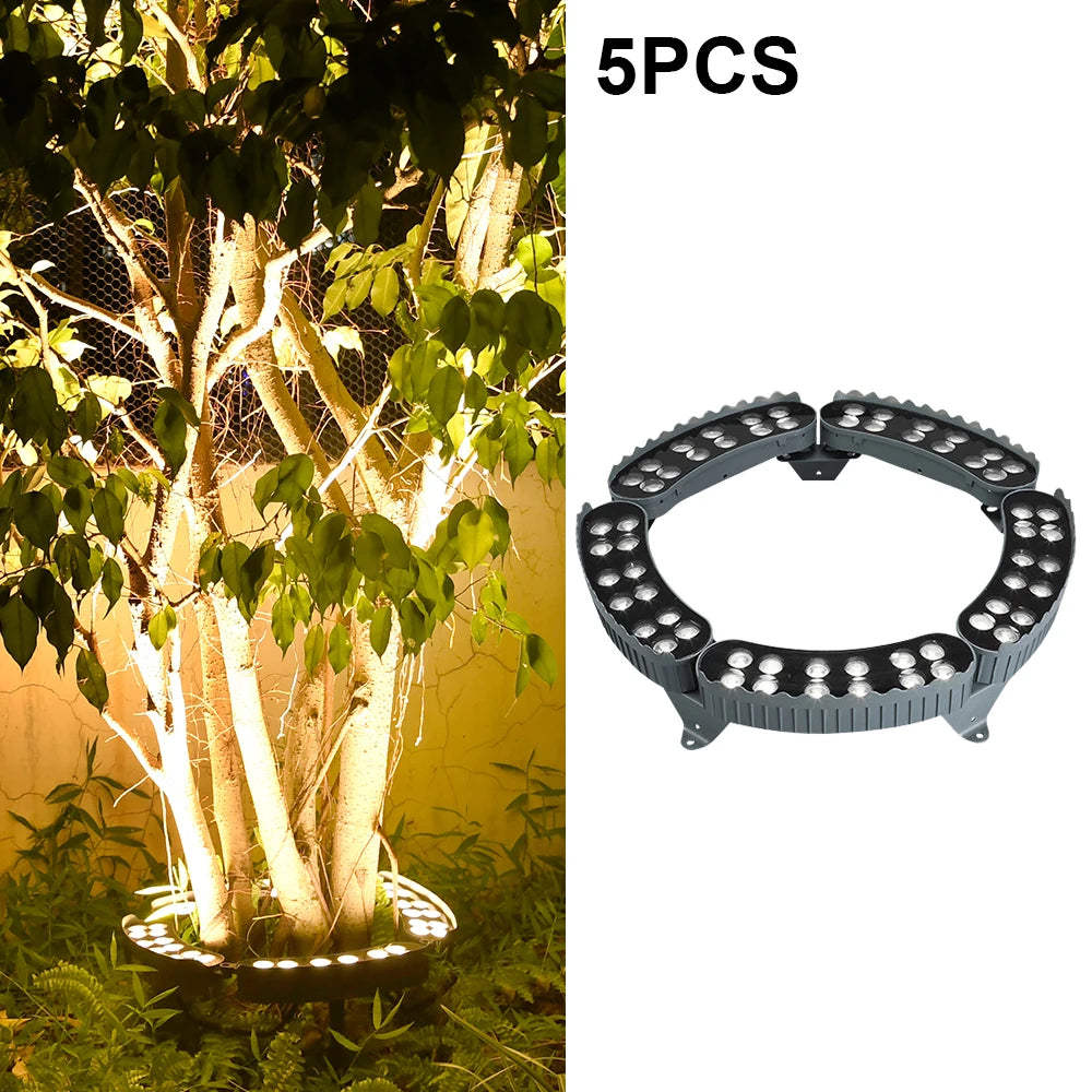 Outdoor LED Lawn Spotlights RGB Tree Holding Light IP65 Waterproof Landscape Lighting Lamp for Garden Path Large Tree Decor Lamp