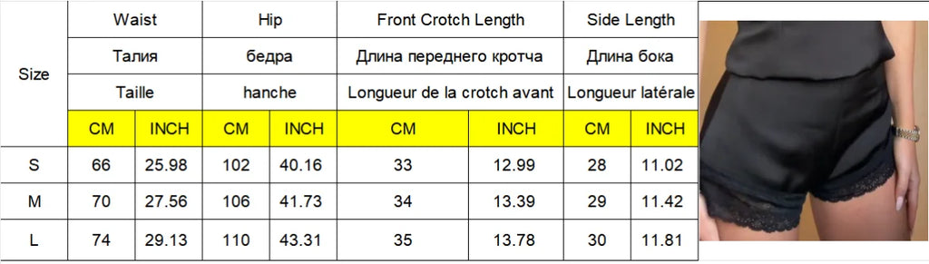 Solid Satin Lace Edge Top Short Sets For Women High Neck Padded Shoulder Blouse Low Waist Shorts 2026 Lady Spring Summer Outfits