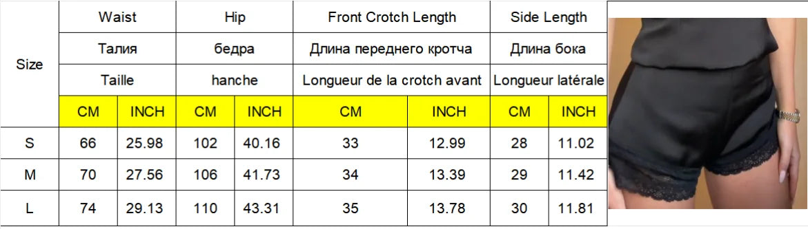 Solid Satin Lace Edge Top Short Sets For Women High Neck Padded Shoulder Blouse Low Waist Shorts 2026 Lady Spring Summer Outfits