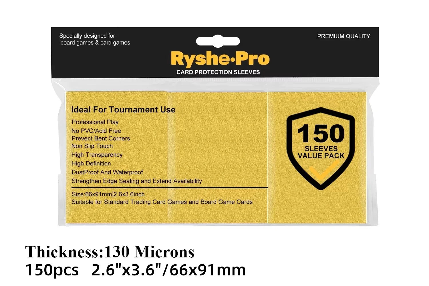 100pcs Trading Card Sleeves Soft Clear Perfect for Double-sleeving and Compatible with Pokemon Mtg Cards Sport Cards