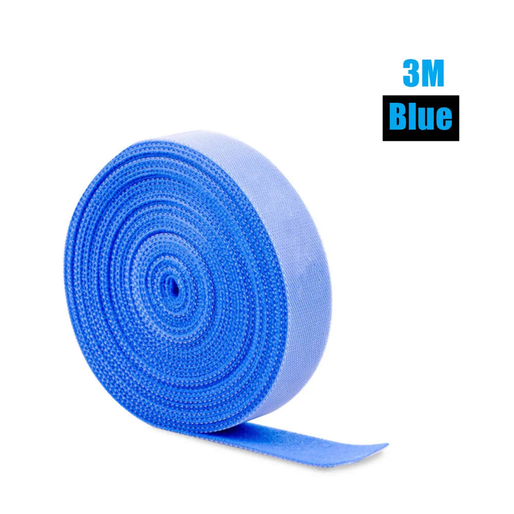 Nylon Magic Cable Organizer Winder Management Free Cut Ties Mouse earphone Cord Charge Cable Data Line Protector Tie Magic Tape