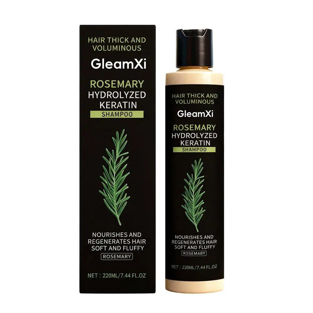 220ml Rosemary Hair Growth Shampoo Organic Rosemary Oil for Hair Growth, Natural Anti Loss Thickening Shampoo for Thinning Hair