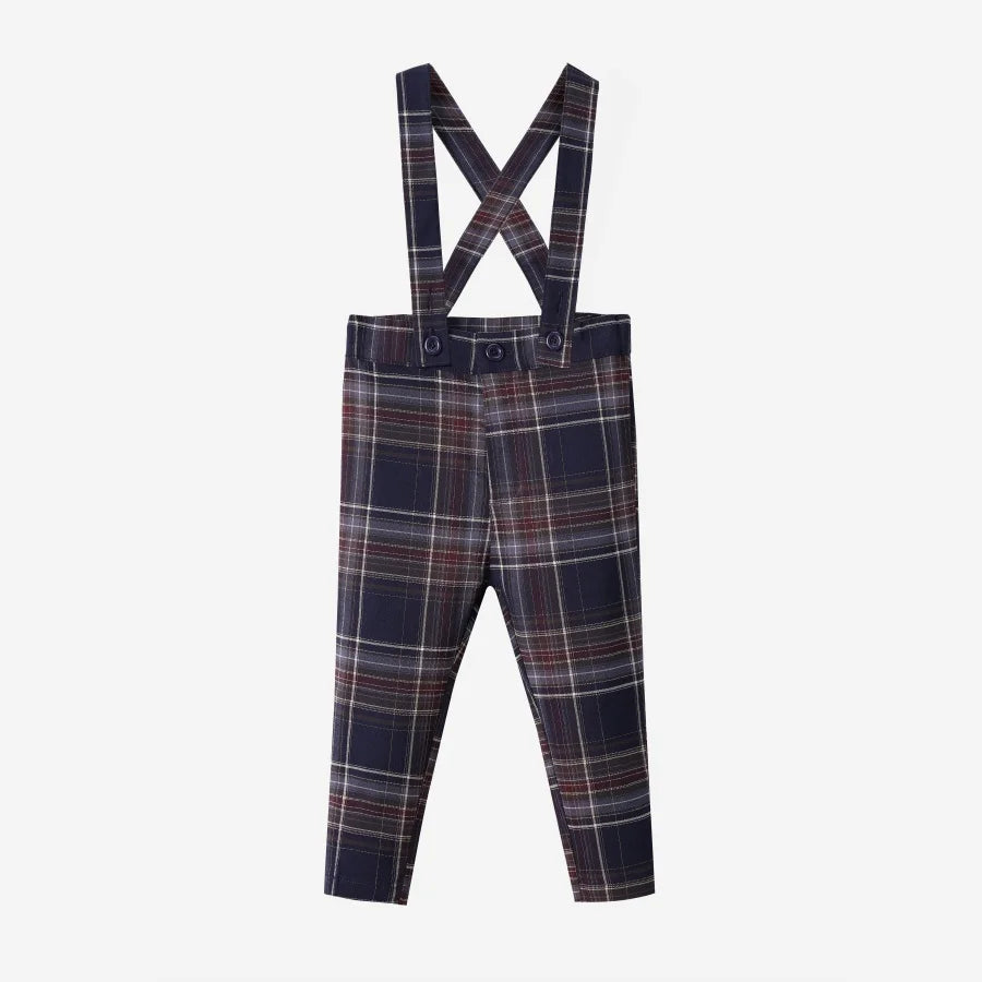 (Ship out in 1 day) AS AW26 ISRAEL Pinstripe Windsor Collection with knitting children clothes shirt