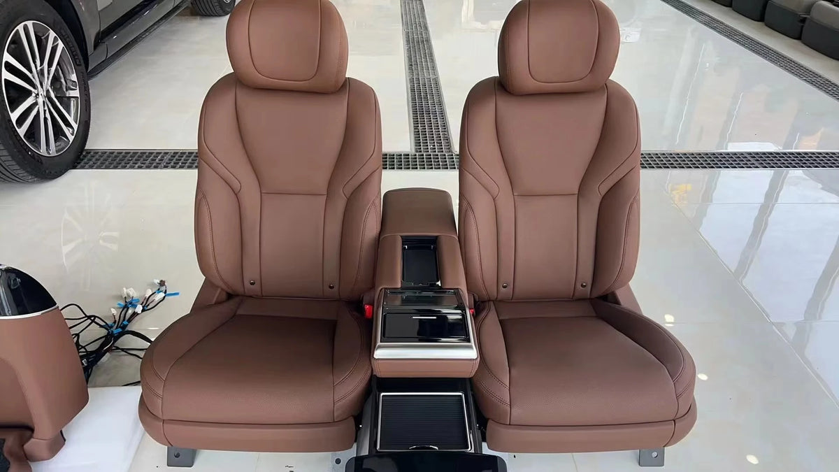 Luxury Racing Seat for Land Cruiser LC200 LC300 VIP Captain Rear Seat Electric Leg Support Headrest New PU Modified Car Seats