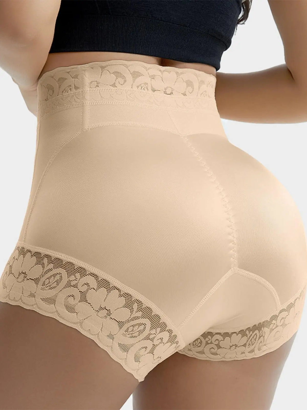 Women's Tummy Control Shapewear Fajas Colombianas Moldeadoras Curvy Faja Shorts with Butt Lifting Feature