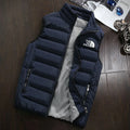 Autumn and winter zippered sleeveless jacket, warm vest coat, fashionable and versatile men's golf clothing