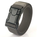 Men’s Minimalist Alloy Automatic Tactical Belt  Outdoor Casual Versatile Sturdy and Durable Workwear Stretch Waist Belts