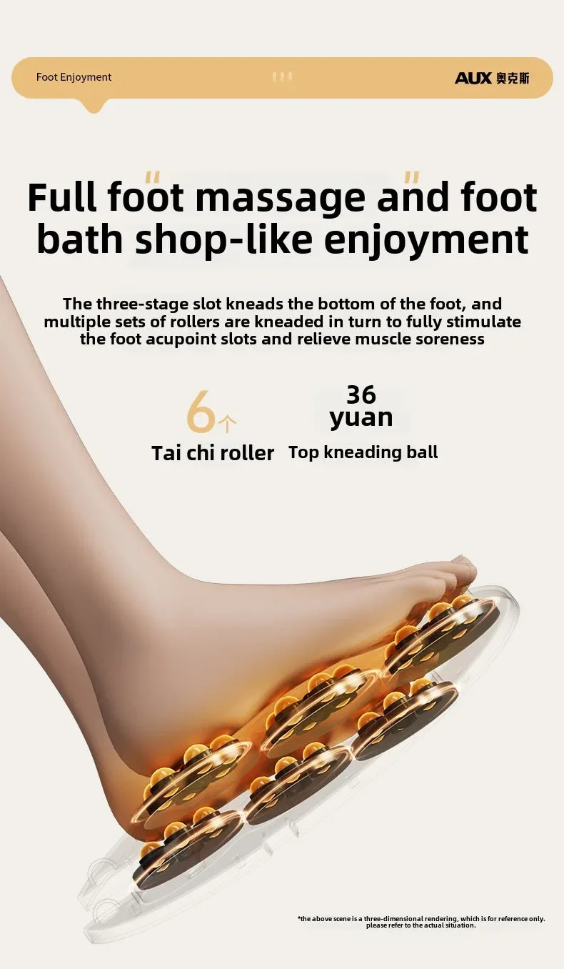 Fully Automatic Constant Temp Massage Foot Bath Tub Household Relax Foot Soak Basin