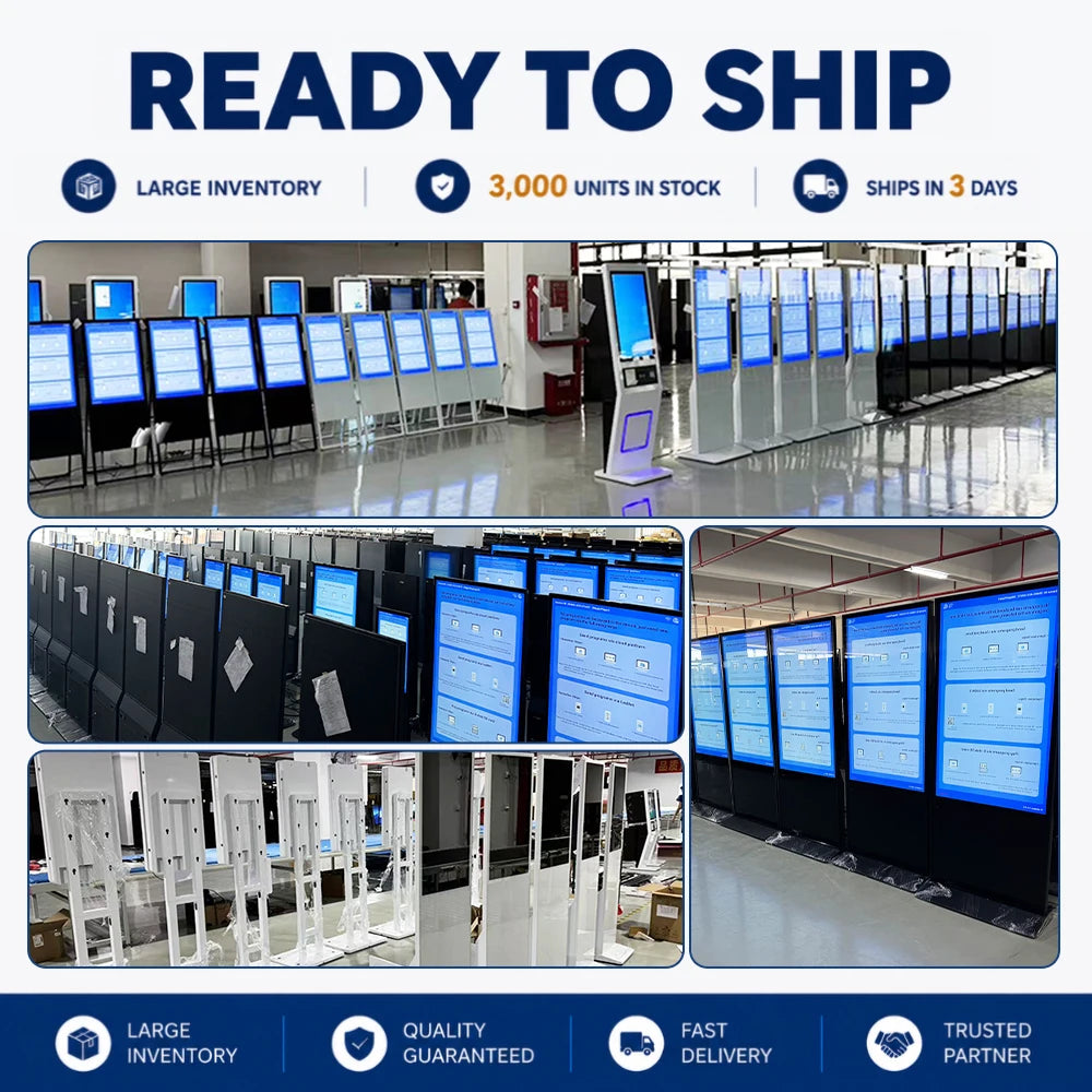 Card Reader Self-Service Restaurant Kiosk Digital Ordering Kiosk Fast Food Payment Kiosk With Camera and 80mm Printer