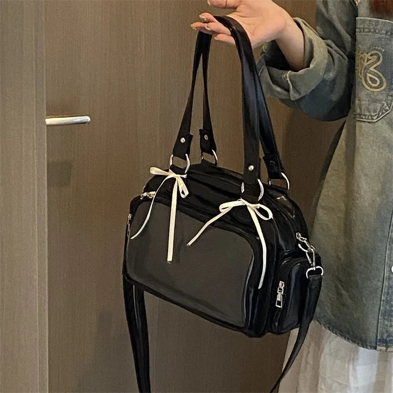 Homefish Popular cute bar pain bag fashionable three-color versatile portable backpack bowling crossbody backpack, new model