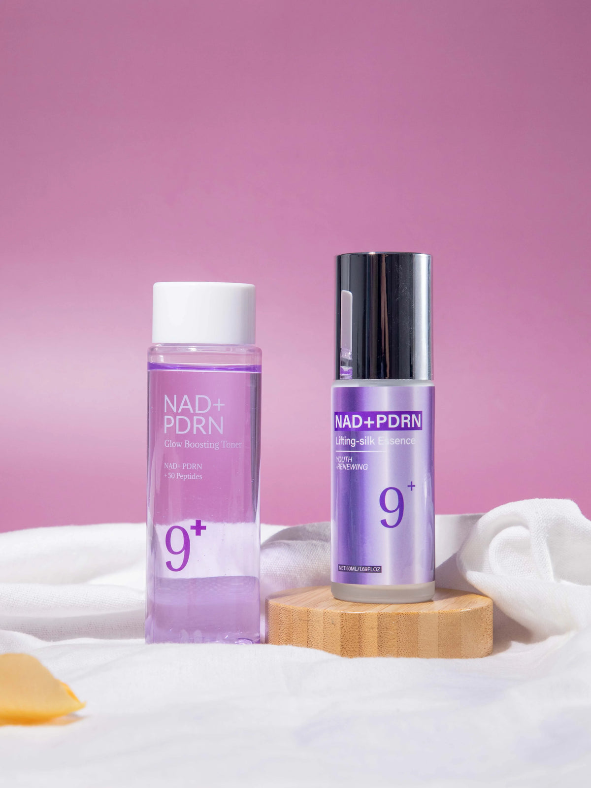 9+ NAD+ PDRN Lifting-sil Essence for Women Firming Fade Fine Lines NAD+ Serum Toner for Brightening Skin 50ML Skin Care Products