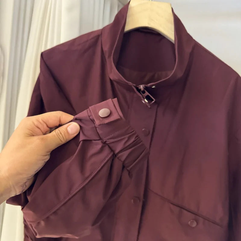 Short Jacket Jacket for Women Casual Versatile Jacket Top