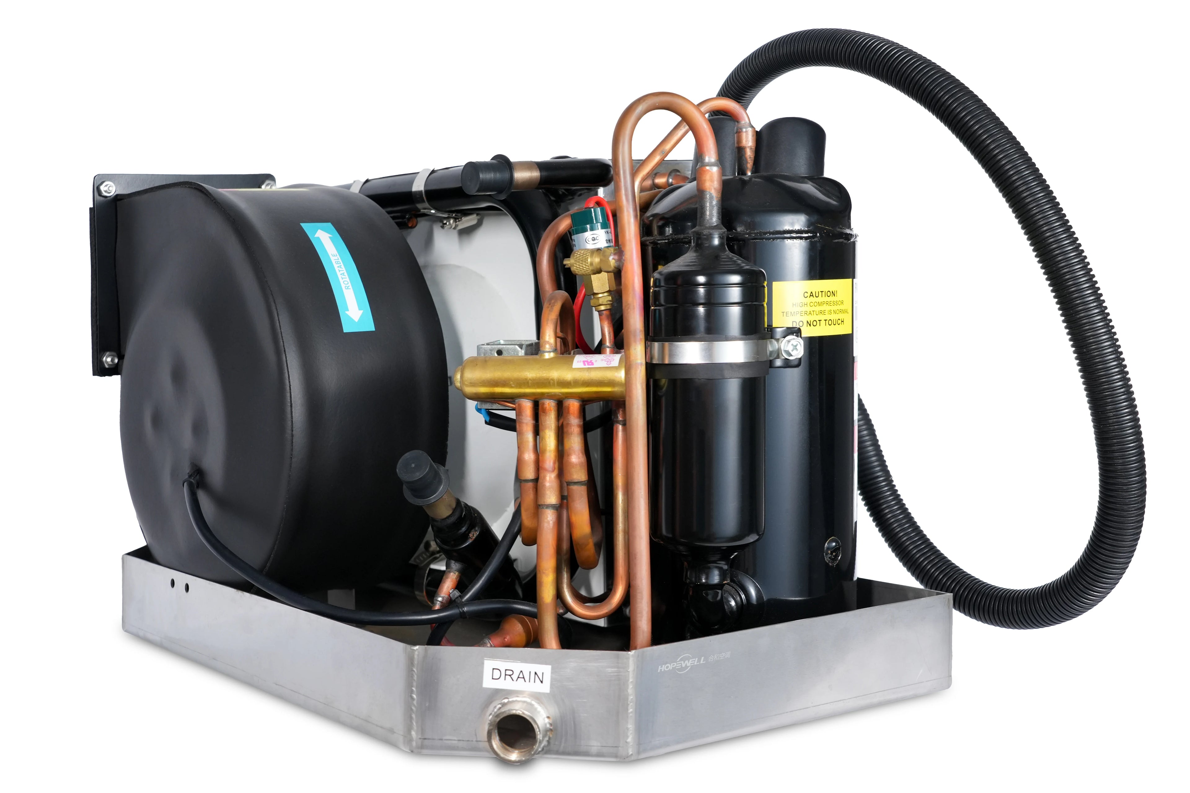 HOPEWELL R410a Marine Air Conditioner 10000BTU Floor Standing Self-contained Unit Compressor High Productivity 110V 60Hz New for