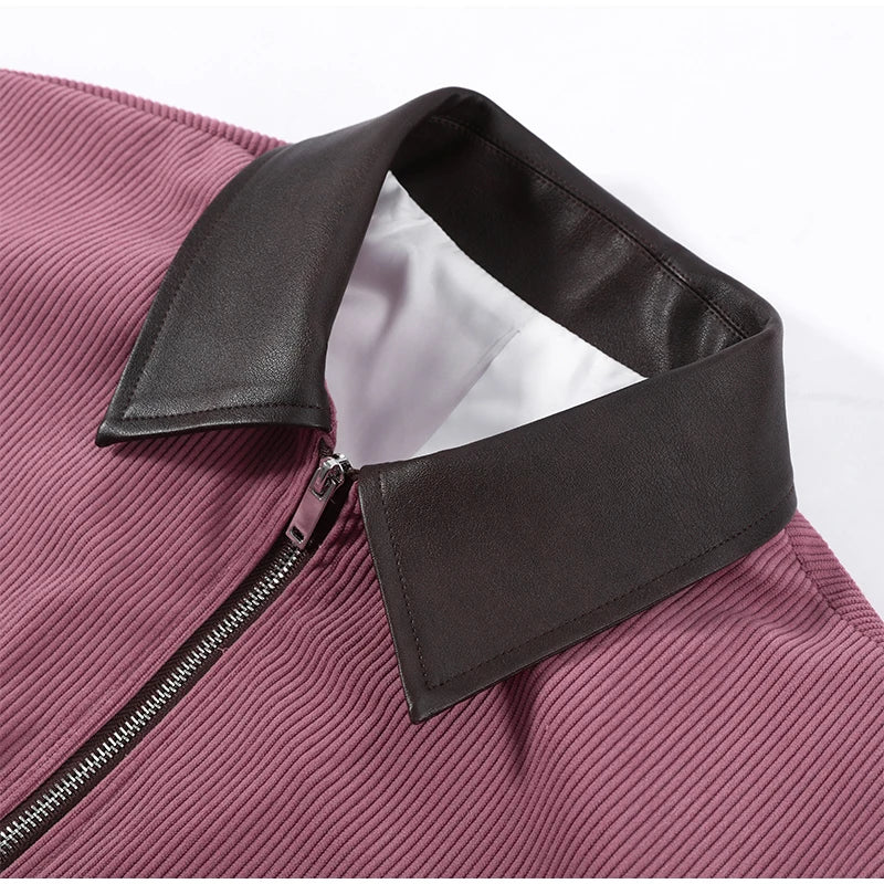 Women Dusty Faux Suede Bomber Jacket Stand Collar Zip Up Loose Drop Shoulder Elastic Hem Casual Fall Outerwear 2026 Fashion Coat