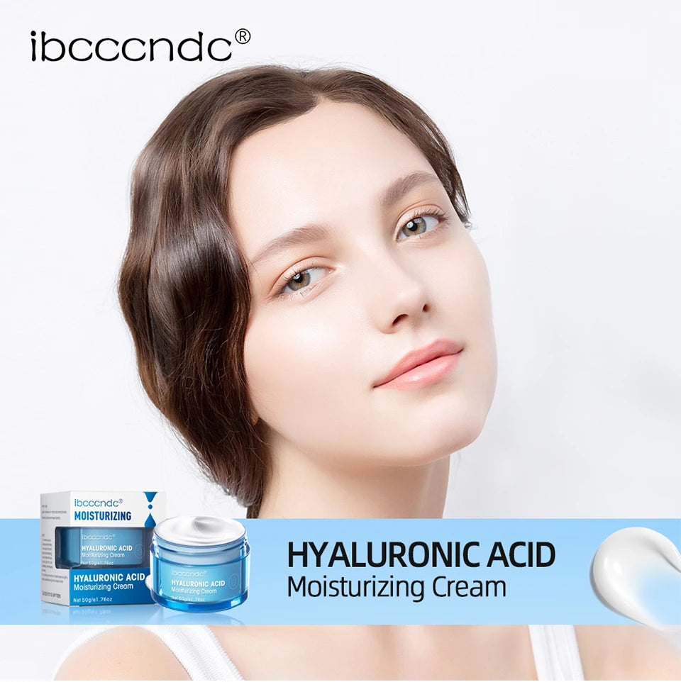 New Hyaluronic Acid Hydrating Face Moisturizer Gel-Cream To Hydrate and Smooth Extra-Dry Skin Facial Moisturizing Cream