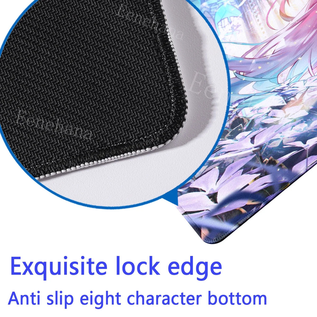 Mouse Pad Honkai Star Rail Cyrene HD printing Pretty Gaming Lock Edge Large Rubber Anime kawaii Mousepad Laptop offices Desk Mat