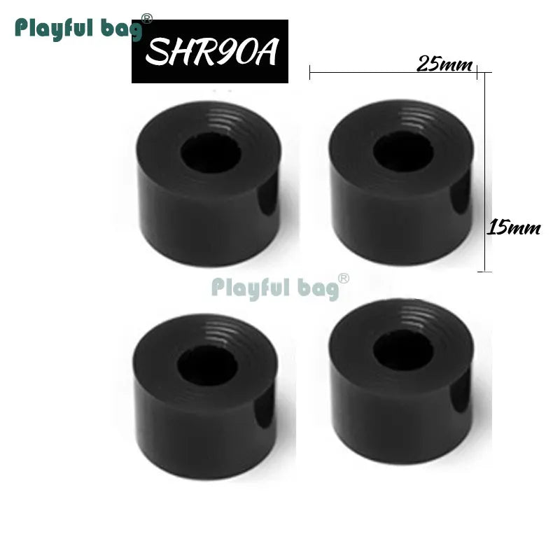 4-Wheel Skateboard Truck Mount - PU High Rebound Shock Absorber for Longboard Skateboard - Polyurethane Cushion Pads Set AMA65