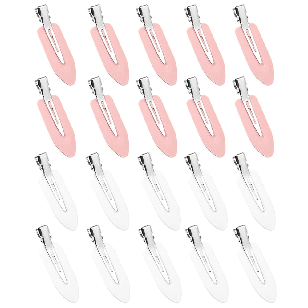 20pcs No Crease Basic Hair Clips for Women Girls Hair Styling Makeup No Bend Hairpins Barrettes Fashion Hair Accessories