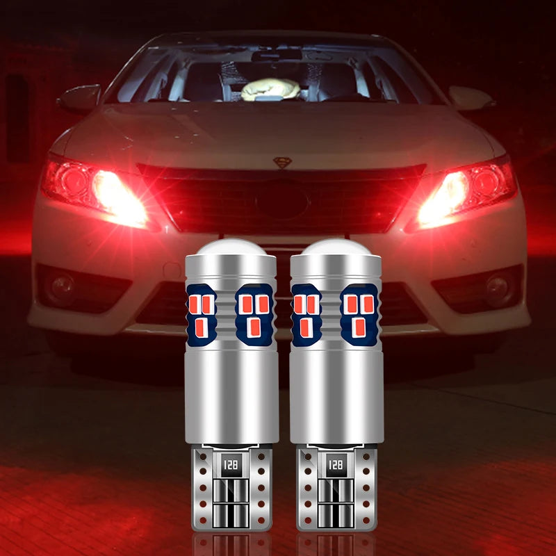 For Audi A1 8X A3 S3 8L 8P 8V A4 S4 B6 B7 B8 B9 A5 A6 S6 C5 C6 C7 C8 A7 TT 8N 8J 2PCS T10 Car Led Light Parking Position Lamps