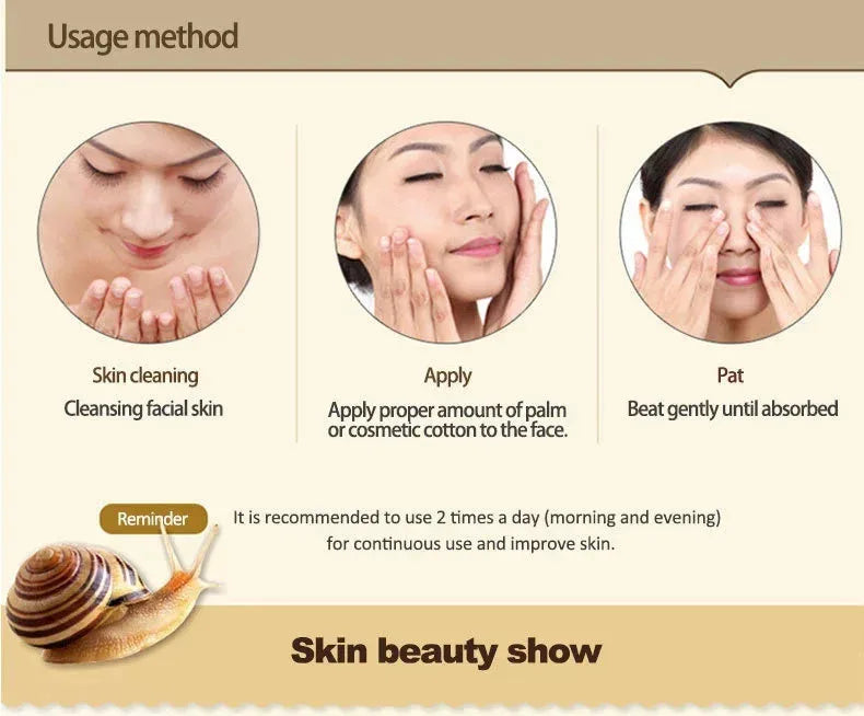 Snail Anti-Aging Face Cream Collagen Firming Fade Fine Lines Eye Massage Roller Anti Wrinkles Eye Bags Korean Skin Care Product