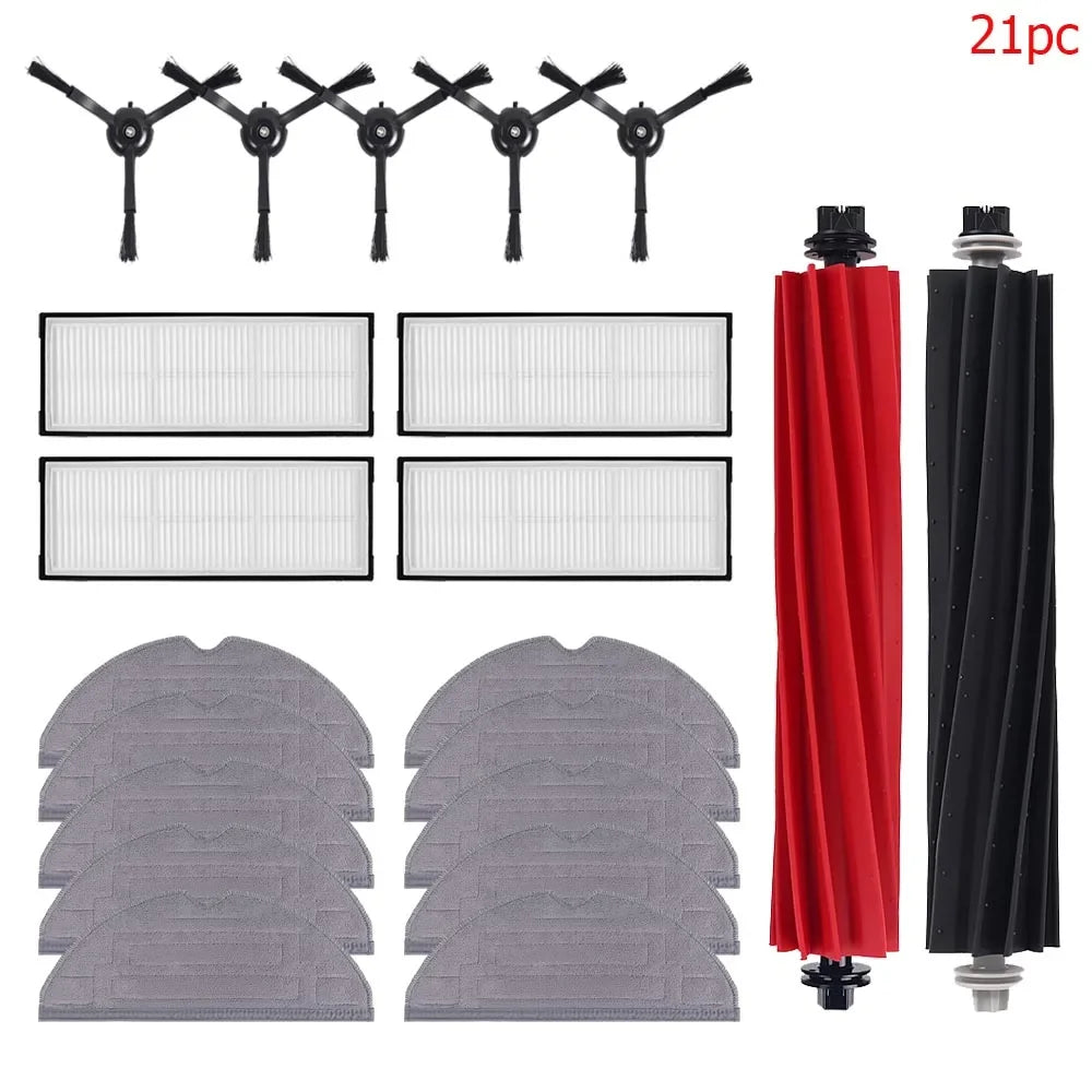 Compatible For Roborock S8 S8 Pro Ultra S8+ Robot Vacuum Cleaner Main Brush Side Brush HEPA Filter Mop Cloths Dust Bags Parts