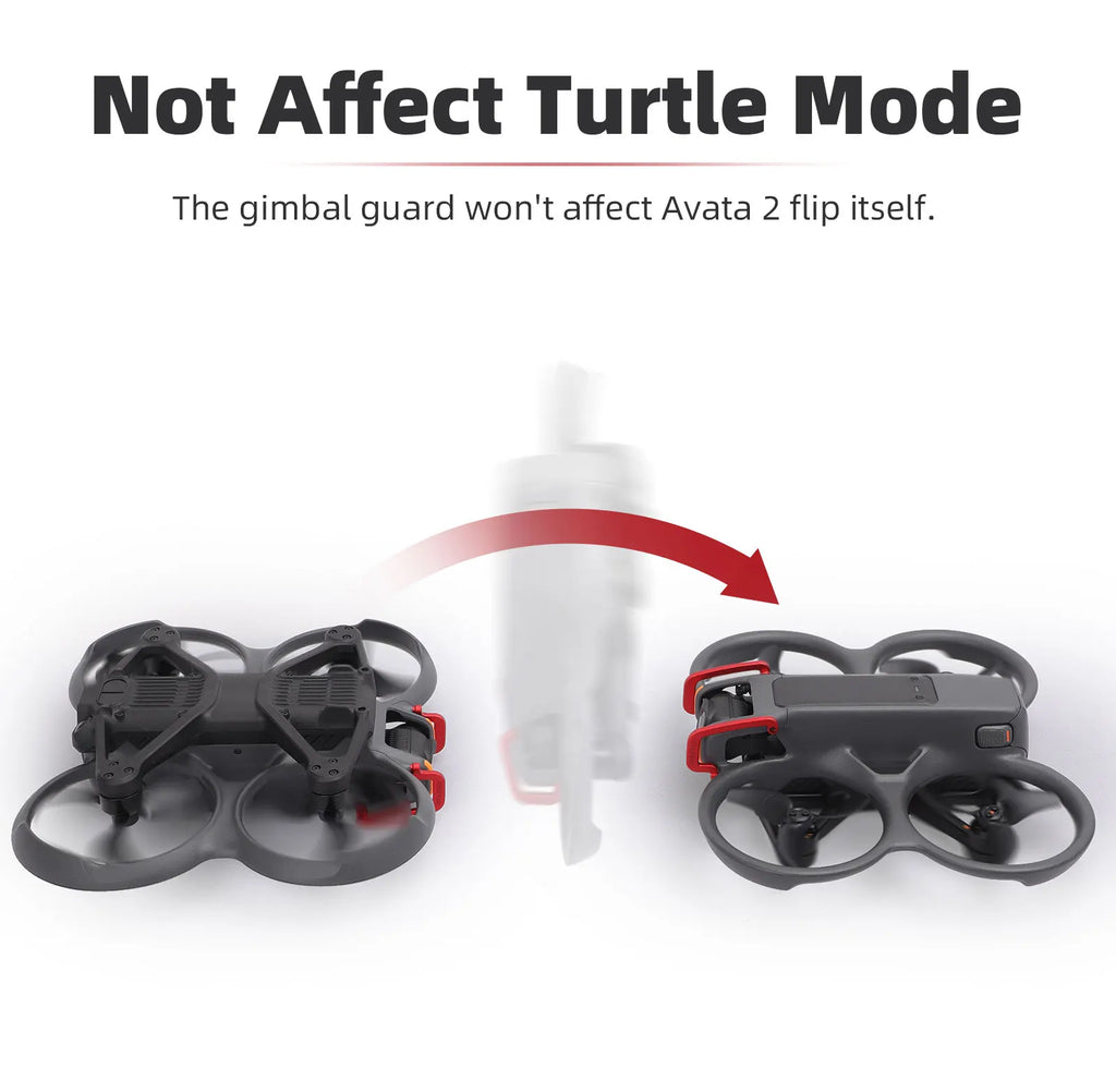 FOR DJI AVATA 2 Gimbal Bumper Aluminum Alloy Gimbal Guard Bump-resistant Camera Lens Protection for DJI Avata 2 Accessories