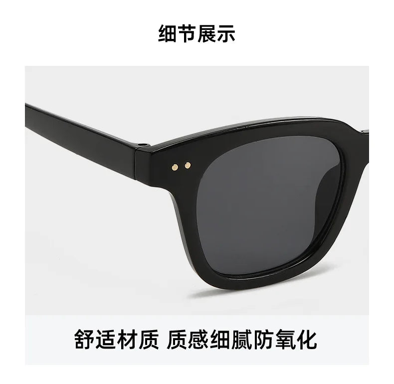 Vintage Square Sunglasses Men Women Luxury Brand Designer Rectangle Sun Glasses Fashion Men Sun Glasses Oculus Christmas