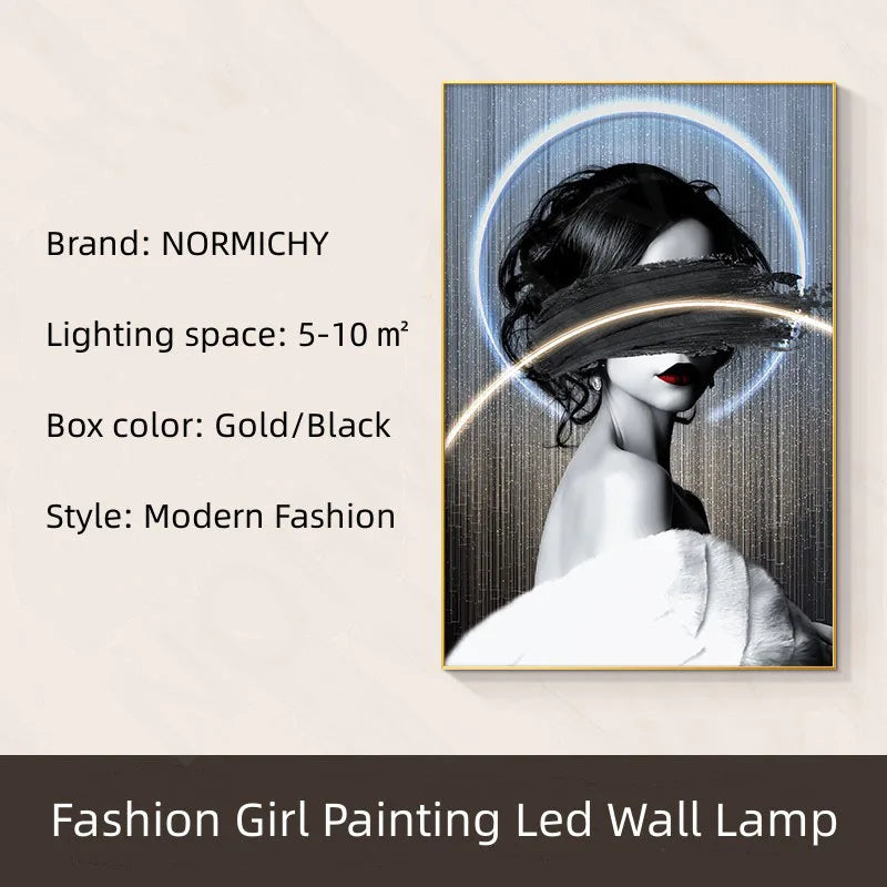 Modern Wall Lamp Fixture Luxury Art Decoration Beauty Led Lamp Living Room Dining Room Dining Room Bedroom Hanging Painting