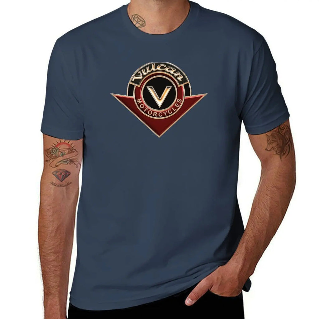 Vulcan VN Motorcycles Logo 2 Copper 3D T-Shirt customs quick-drying animal prinfor boys Blouse funny t shirts for men