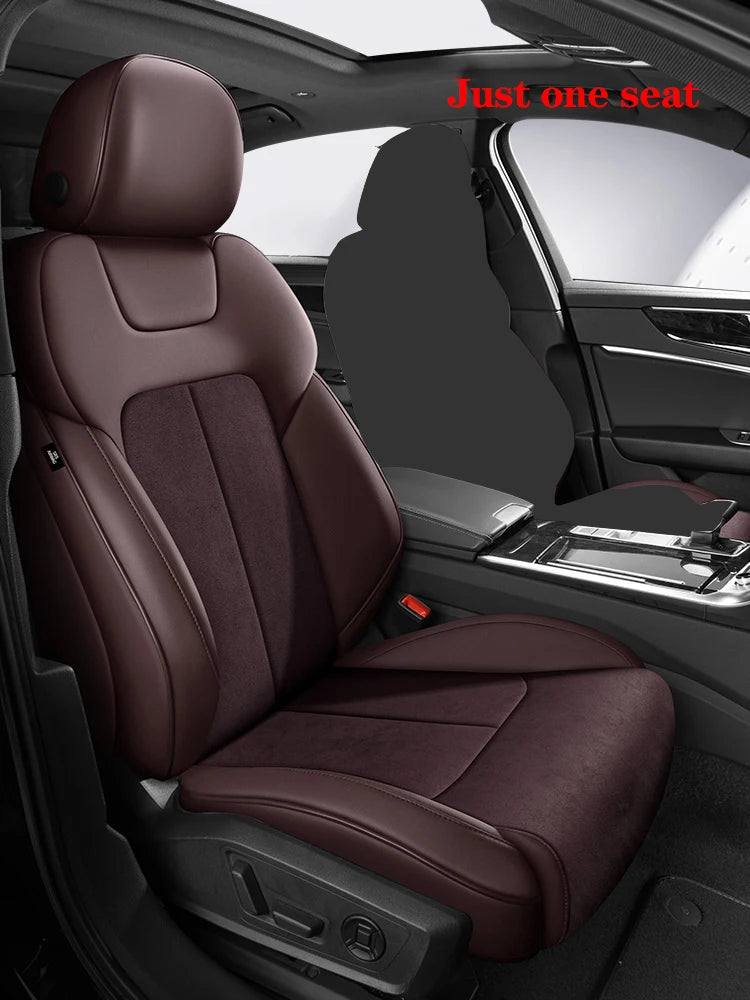 Custom Car Seat Cover For Mazda 2 3 BK CX5 CX30 6 GG CX3 6 GH CX7 Axela Hyundai Tucson Kona IX35 Auto Accessories Leather+Suede