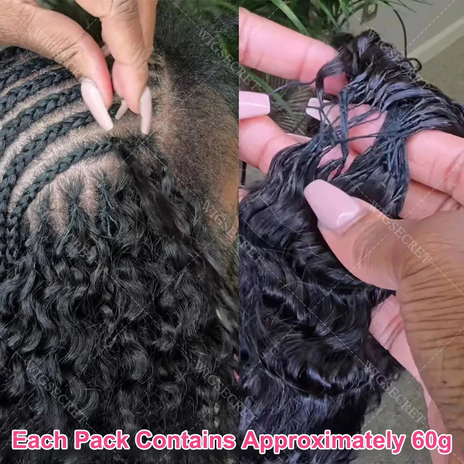 Highlight Honey Blonde Kinky Curly Human Hair Extensions For Braiding Knotless Pre-Separated Feather Crochet Human Hair Bundles