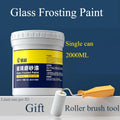 Matte Glass Paint Opaque Glass Paint Bathroom Glass Window Sandblasting Special Water-based Coating Transparent Becomes Frosted