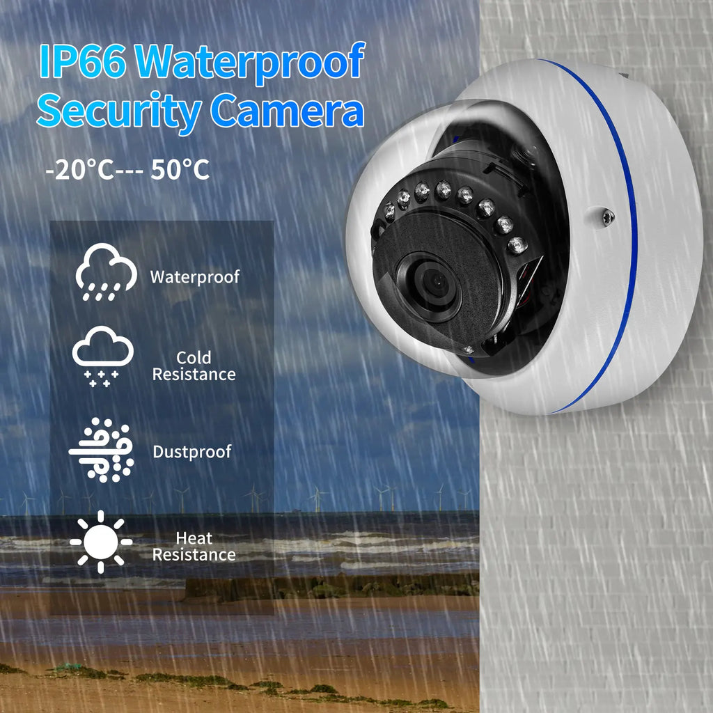 Gadinan 8MP Ultra HD POE Network Video Surveillance System 4K Security Cameras 4CH 8CH NVR Dome Bullet CCTV Kit Audio Record Set