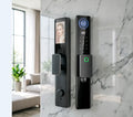 Smart Door Lock 3D Facial Recognition Fingerprint Password IC Card Key Access WiFi Remote Control HD Wide Angle Camera App