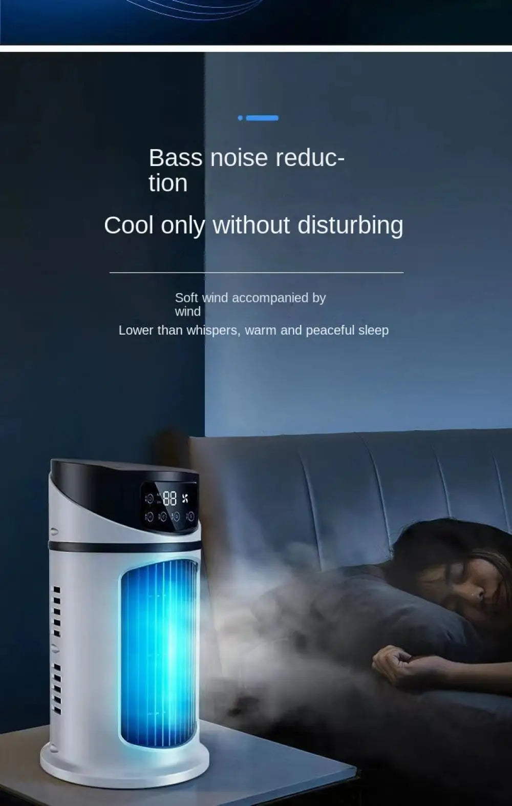 Fan Portable Cold Air Conditioning Multifunctional Air Cooled Fan Evaporative Small Air Cooler Air Conditioning Ventilador