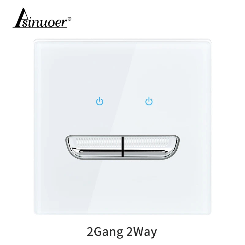 Black Tempered Glass Wall Switch Panel Led European 16a Socket Retro Toggle Light Switch Eu Uk Standard 2usb Socket 1Gang-4gang