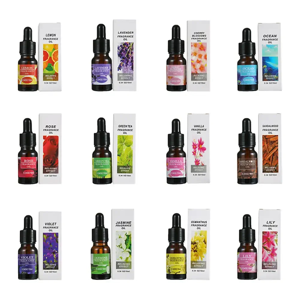 Car Perfume Refill Liquid Flavor Essential Oil with Dropper Car Air Freshener Refill For Air Humidifier Fragrance For Home Car