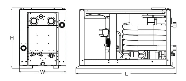 Venttech Seawater Cooled Self -marine air Conditioner for Yacht