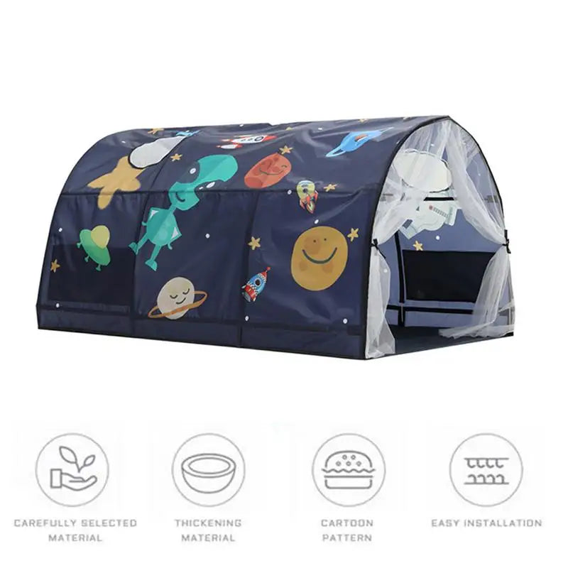 Toddler Sleeping Tent Kids Play Tunnel Tent Bed Tent Privacy Tent Bed Canopy Shelter Indoor Cabin Tent Garden Kids Game Room