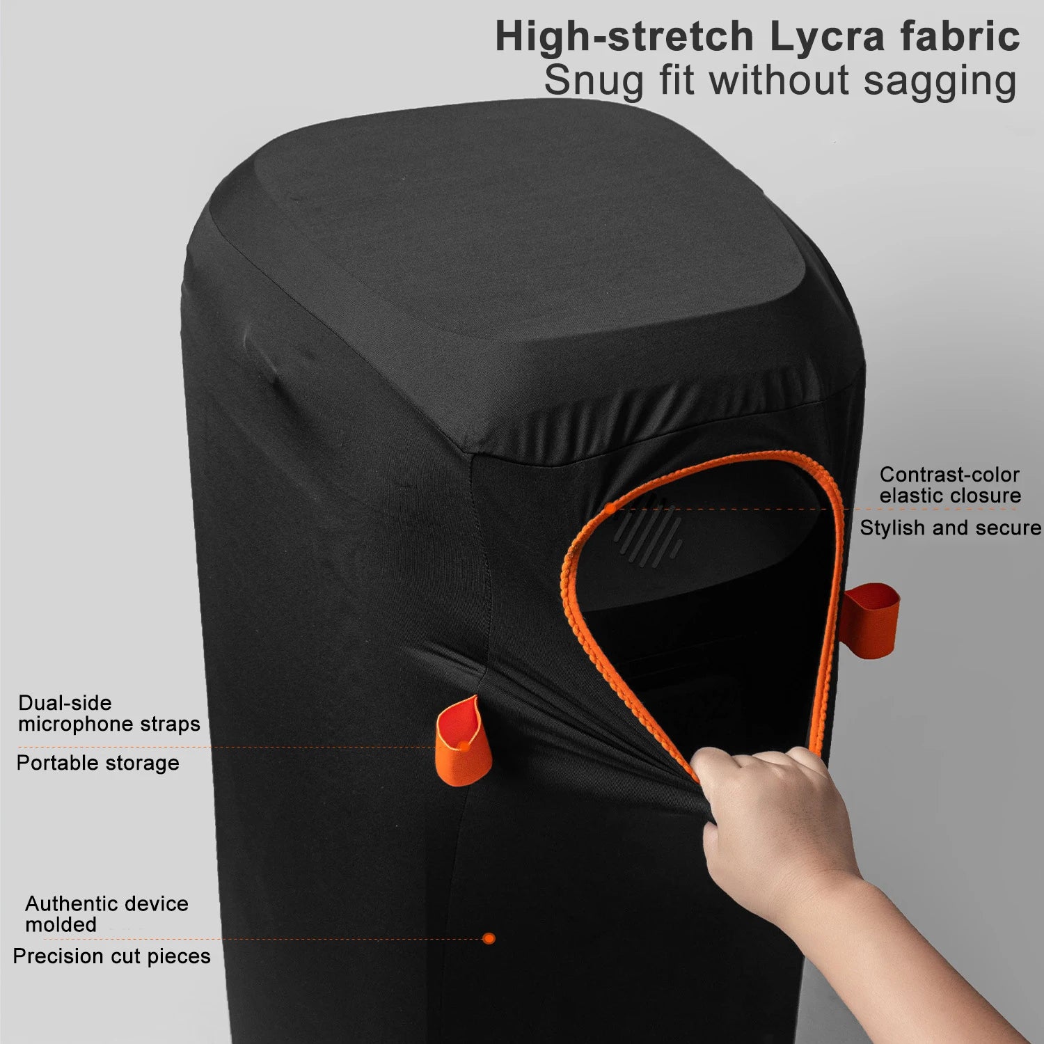 Dust Cover Protective Case for JBL Partybox 710/720 Party Speaker Stretch Dust Case Speaker Cover Soft Protective Sleeve