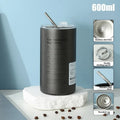 1PC High Capacity American Stainless Steel Tumbler Double Wall Insulated Coffee Cup Creative Straw Water Mug Household Goods