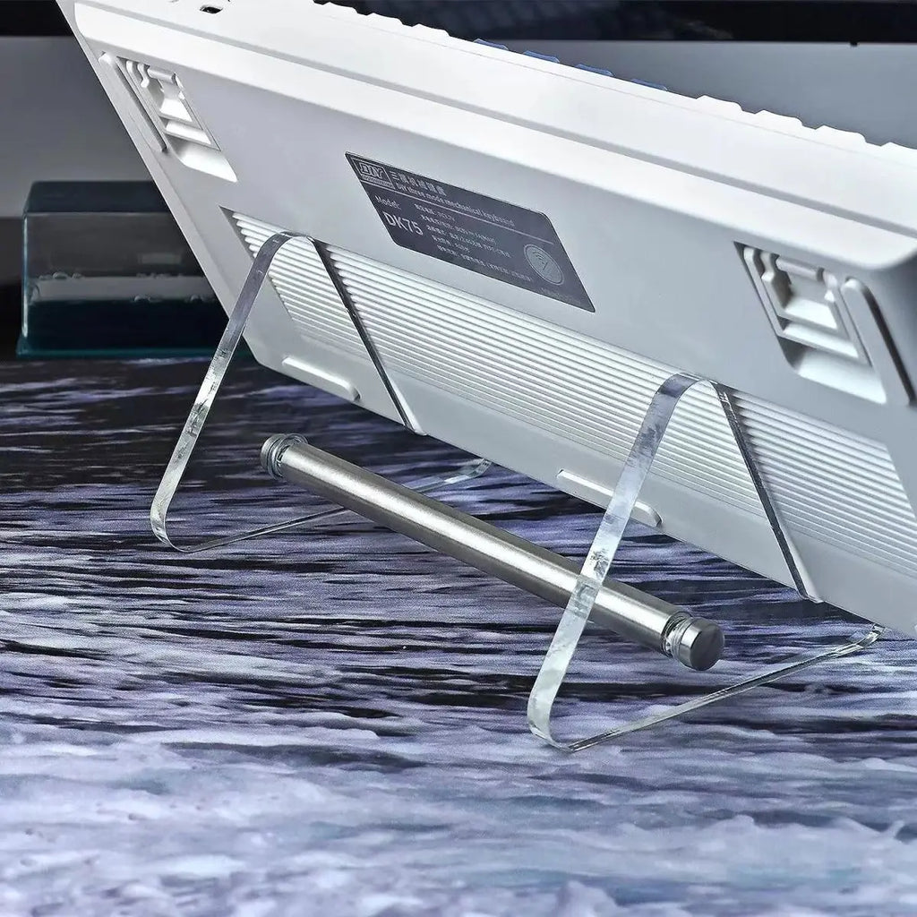 Keyboard Display Stand Transparent Acrylic Keyboard Stand for Computer Mechanical Keyboard Holder Layer Rack Keyboard Tray