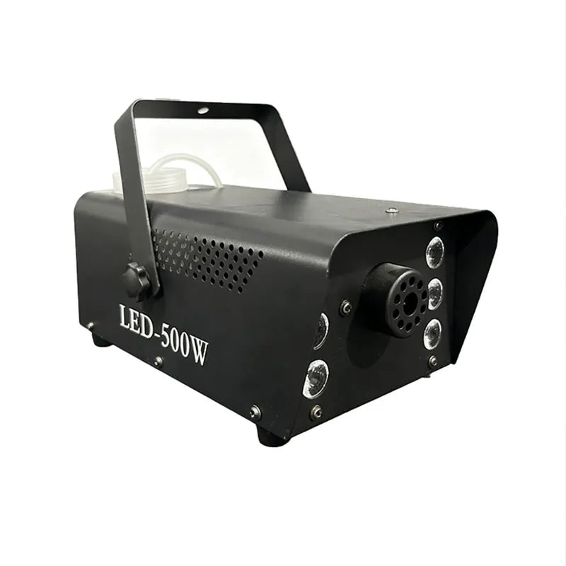 Professional Smoke Machine Mini Iron LED Fog Machine RGB Electric Power Remote 500W Stage For Party Wedding Disco DJ Smog Maker