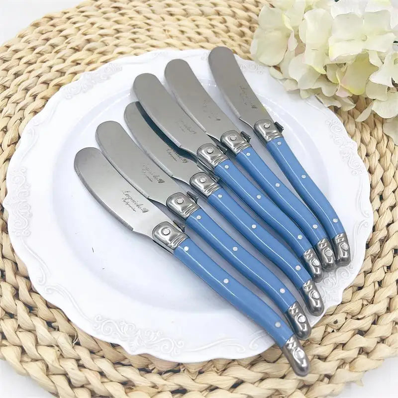 6.25inch Stainless Steel Butter Cutter Cheese Jam Spreaders Wipe Cream Cutter Kitchen Gadgets Laguiole  Butter Bread Tool 4-6pc